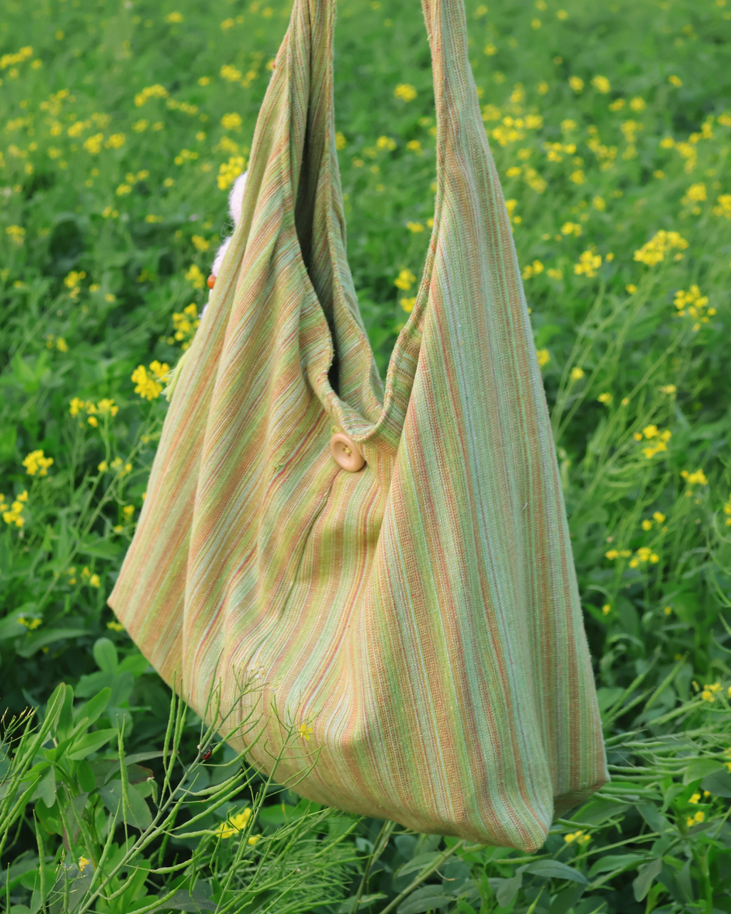 ZERO WASTE KHADI - HOBO BAG (HARA)